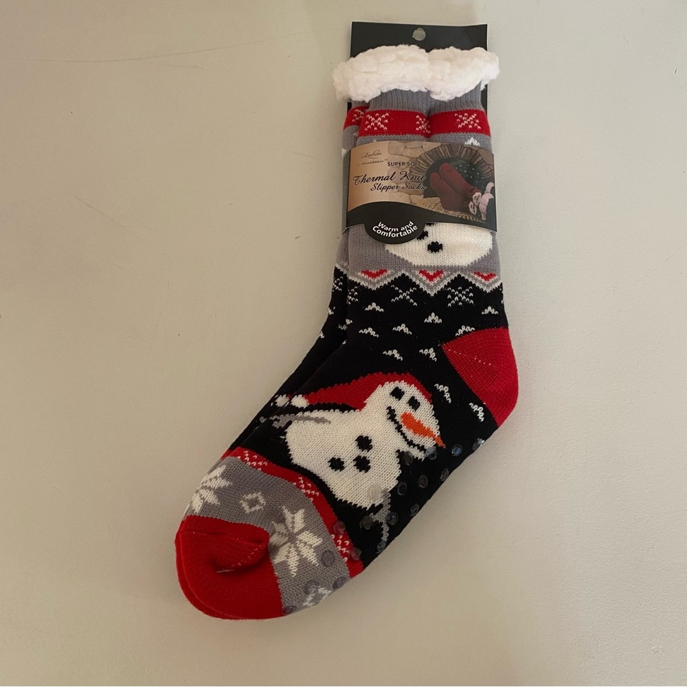 NWT Mirabea Lux Holiday Thermal Slipper Socks